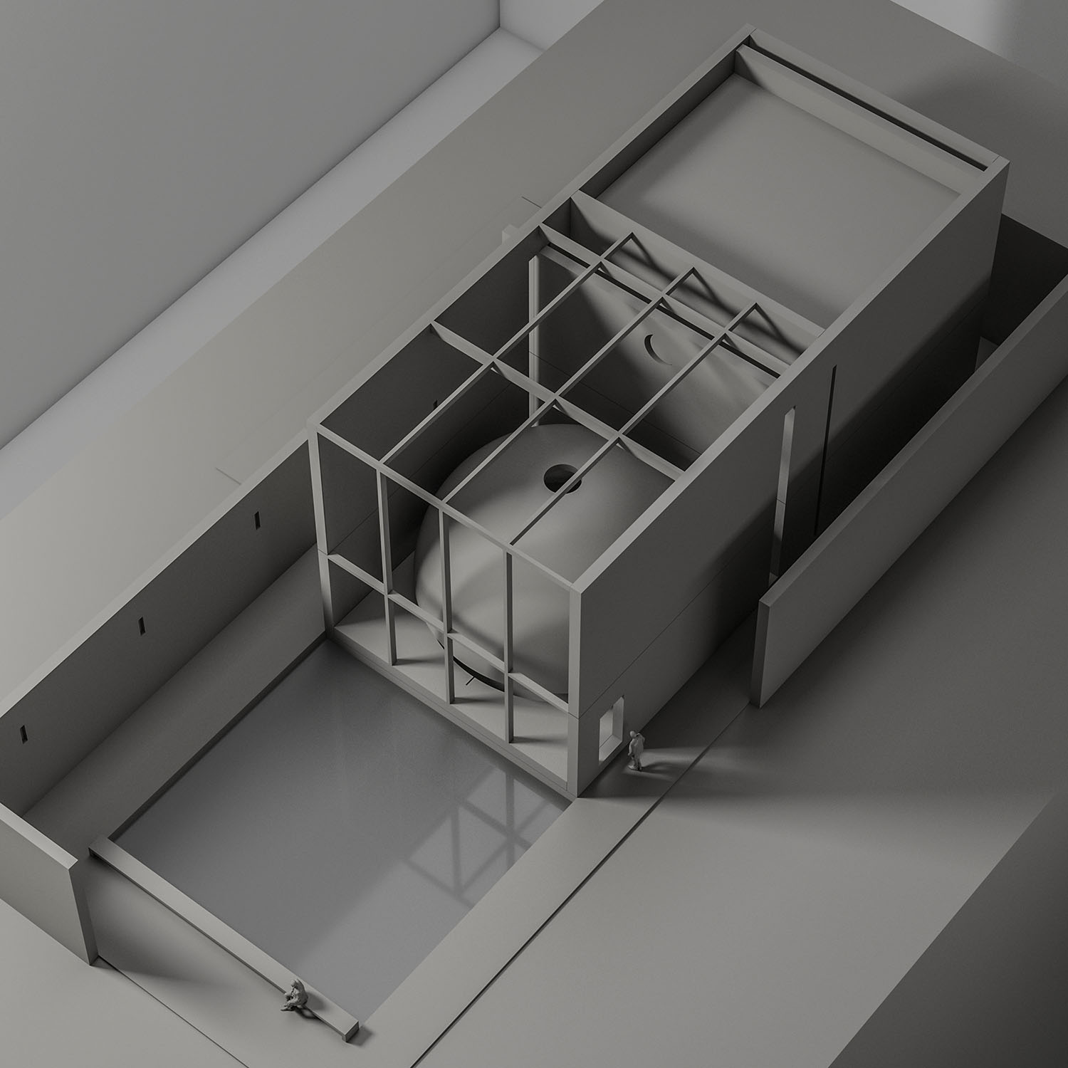 3d model of Mosque of Suspended dome