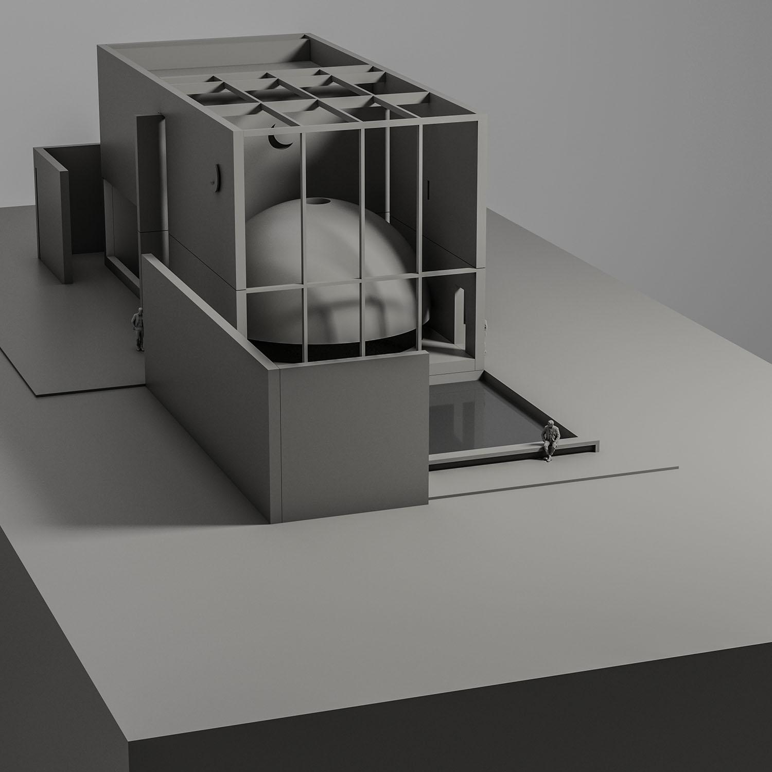 3d model of Mosque of Suspended dome