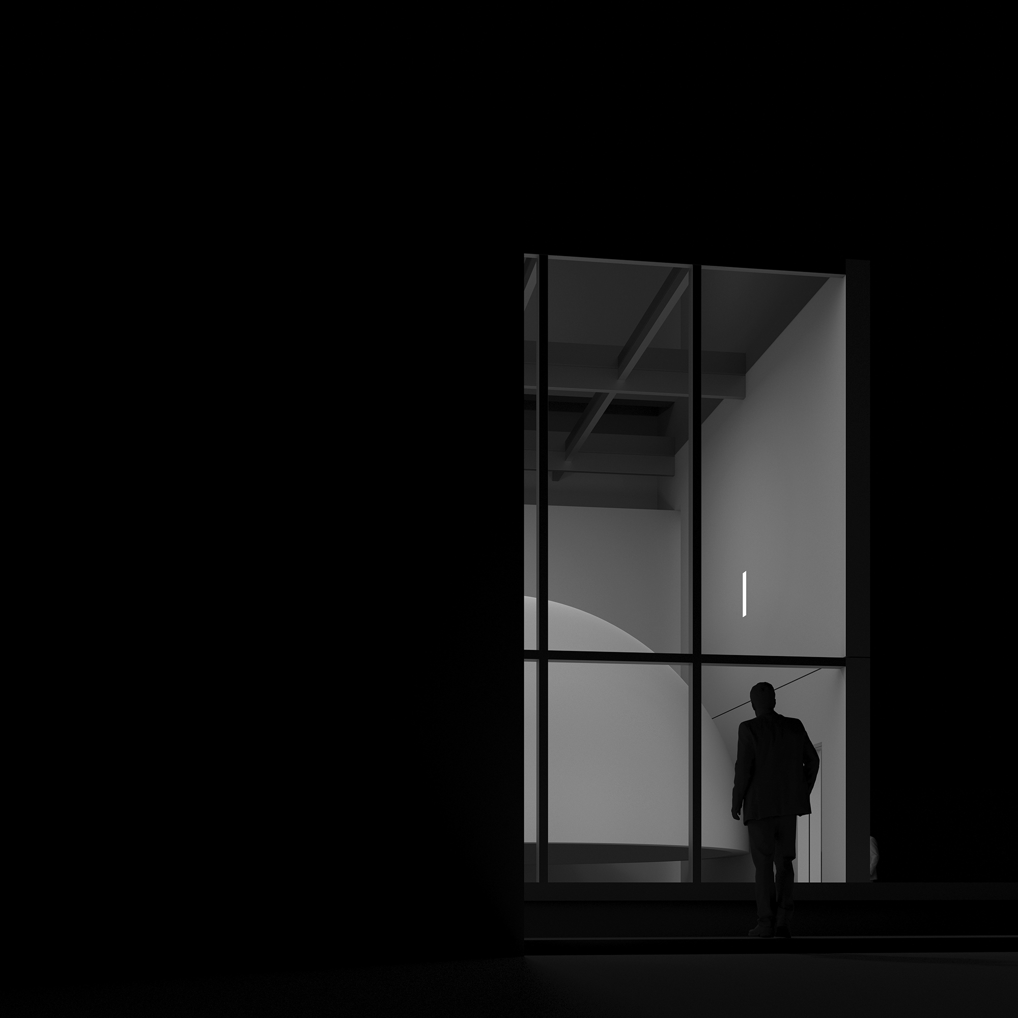 mosque in a dark night