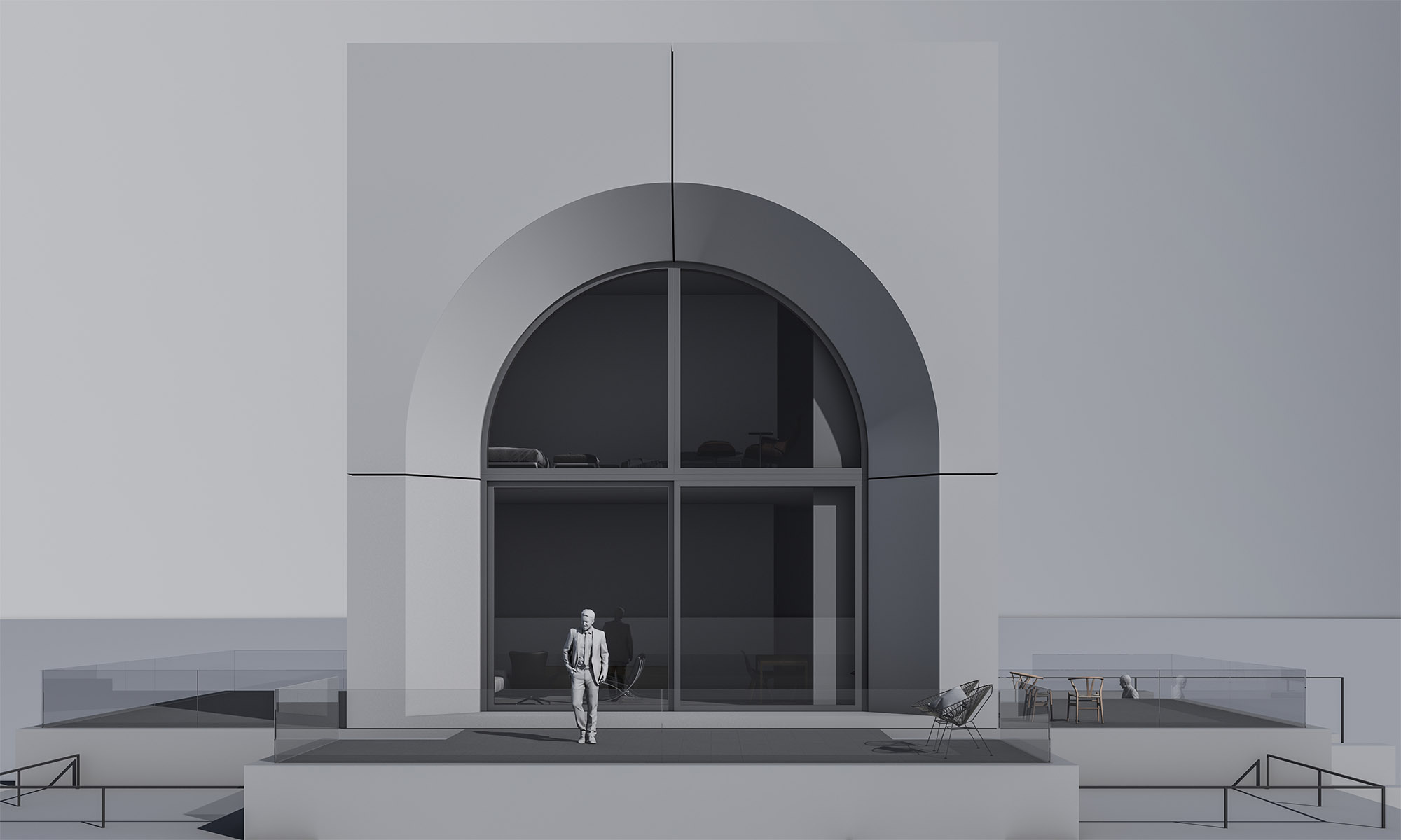 Cube House Facade