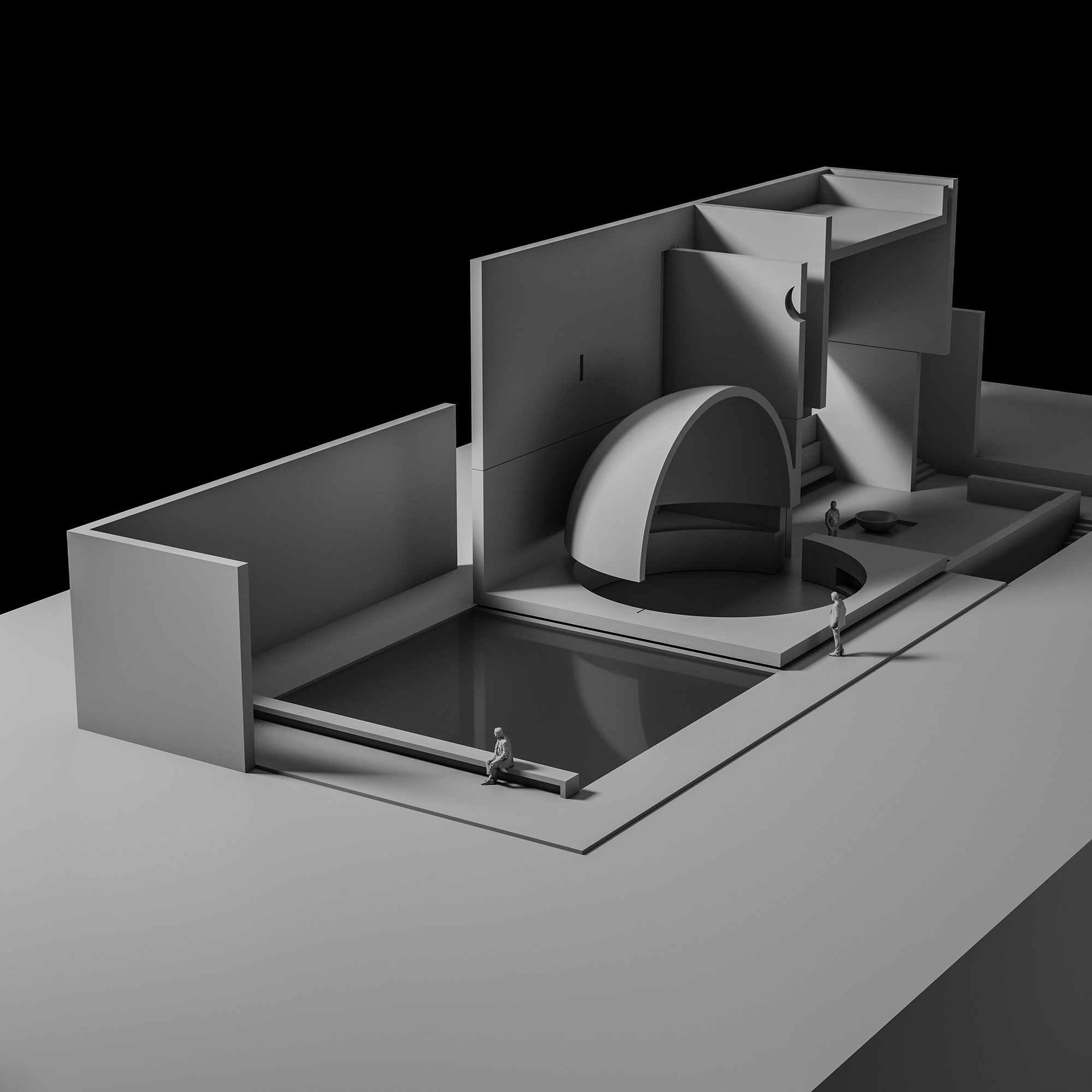 Mosque 3d Section