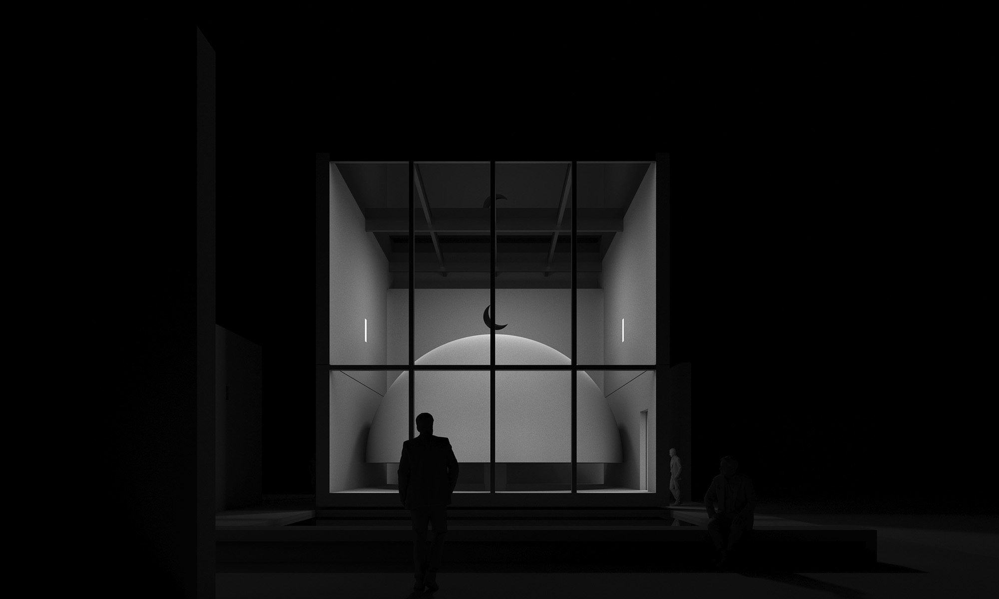 Mosque Dark Night 1